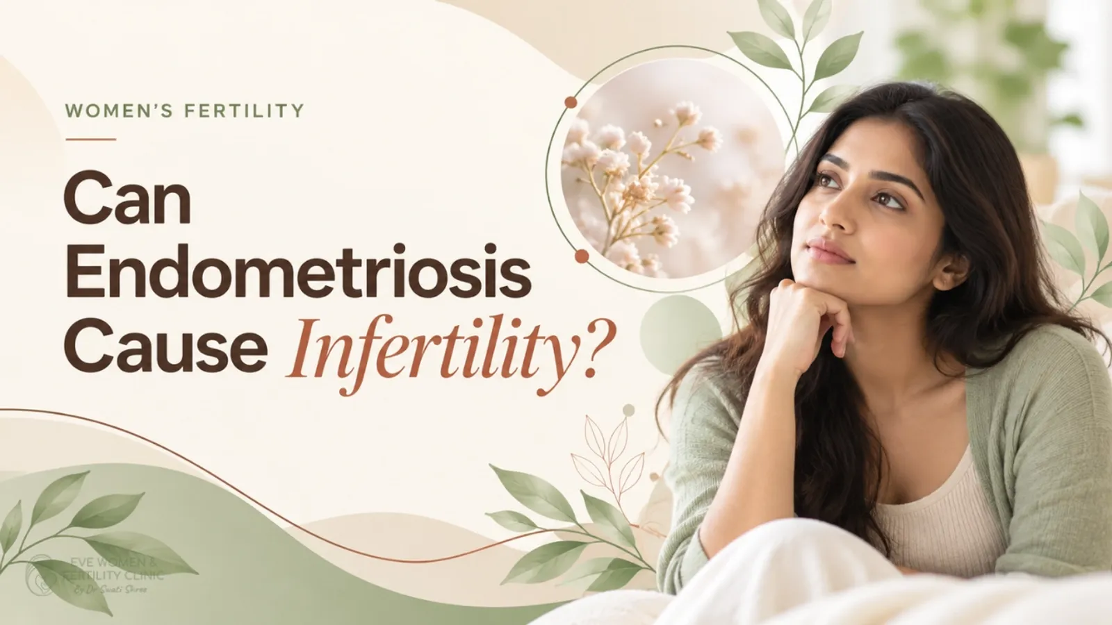 Illustration for guide on can endometriosis cause infertility?